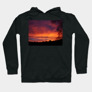 Airplane flying early morning Hoodie